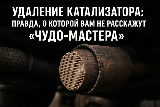 Удаление катализатора: правда, о которой вам не расскажут «чудо-мастера»