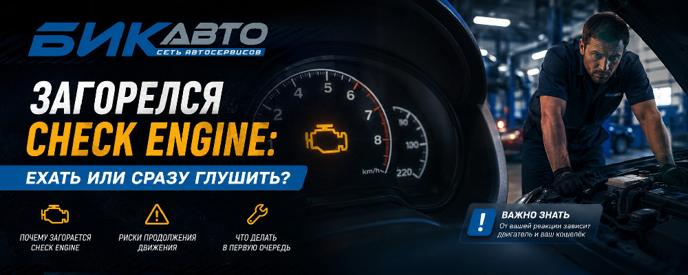 Загорелся Check Engine: ехать или сразу глушить?
