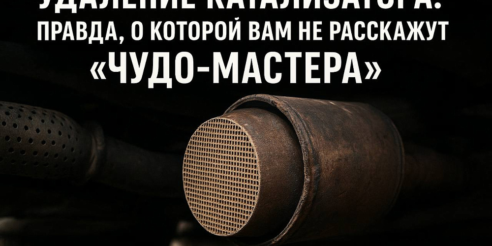 Удаление катализатора: правда, о которой вам не расскажут «чудо-мастера»