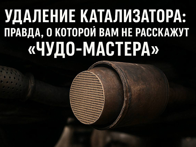 Удаление катализатора: правда, о которой вам не расскажут «чудо-мастера»
