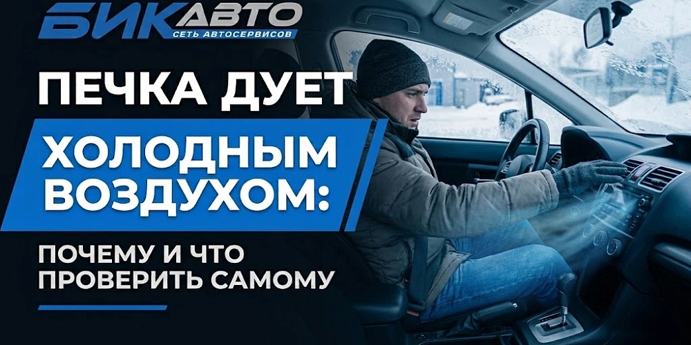 Печка дует холодным воздухом: почему и что проверить самому